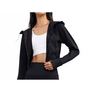 NEW 91THELABEL luminaluxe fleece active jacket in black